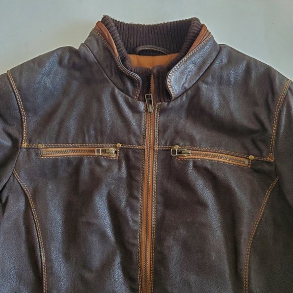 Danier Women's Leather Jacket with Thinsulate Lining, Brown, S - Picture 4 of 13